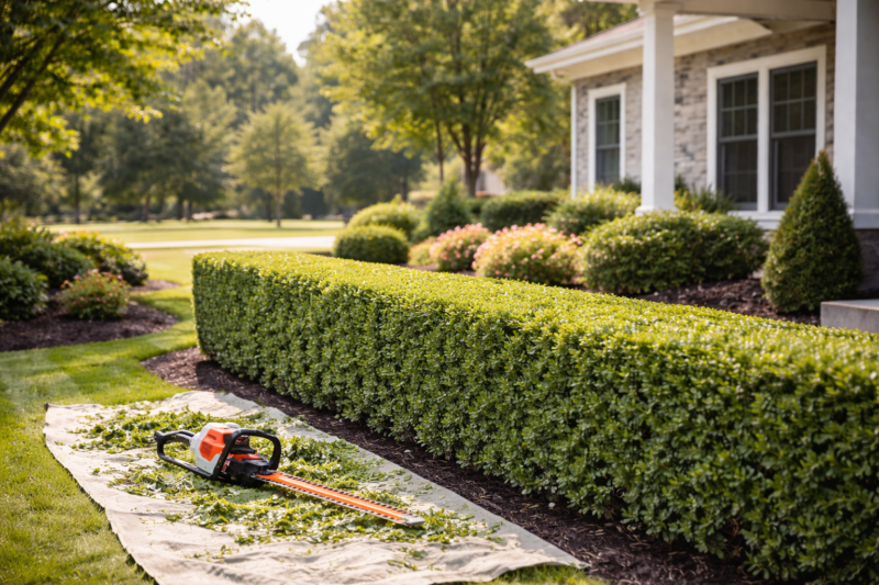 Hedge Trimming & Shrub Maintenance